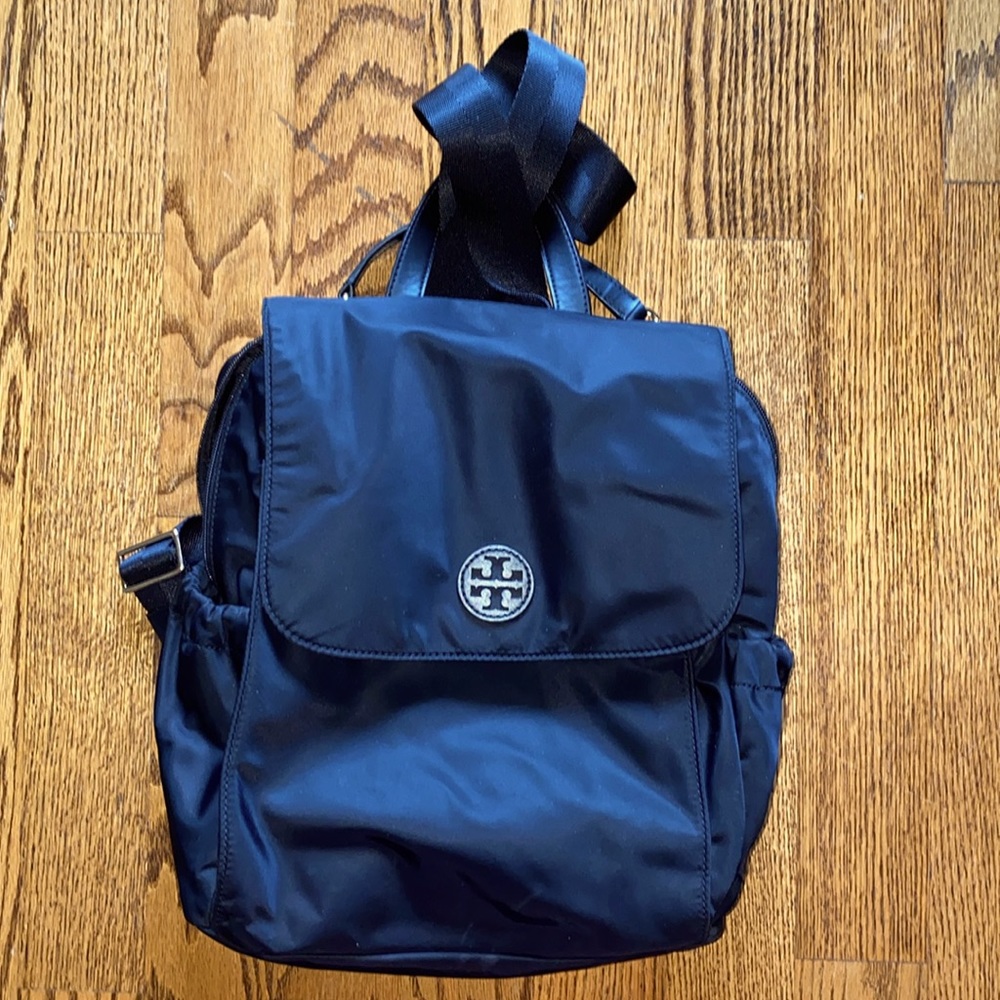 Tory Burch backpack nylon diaper bag